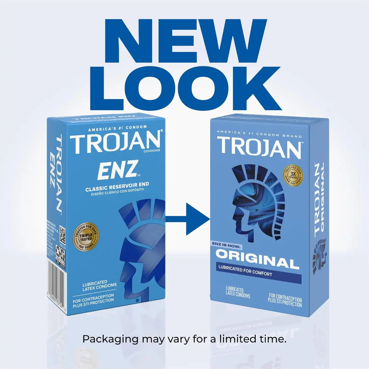 Trojan Original Latex Lubricated Condoms for Men, 36 Count