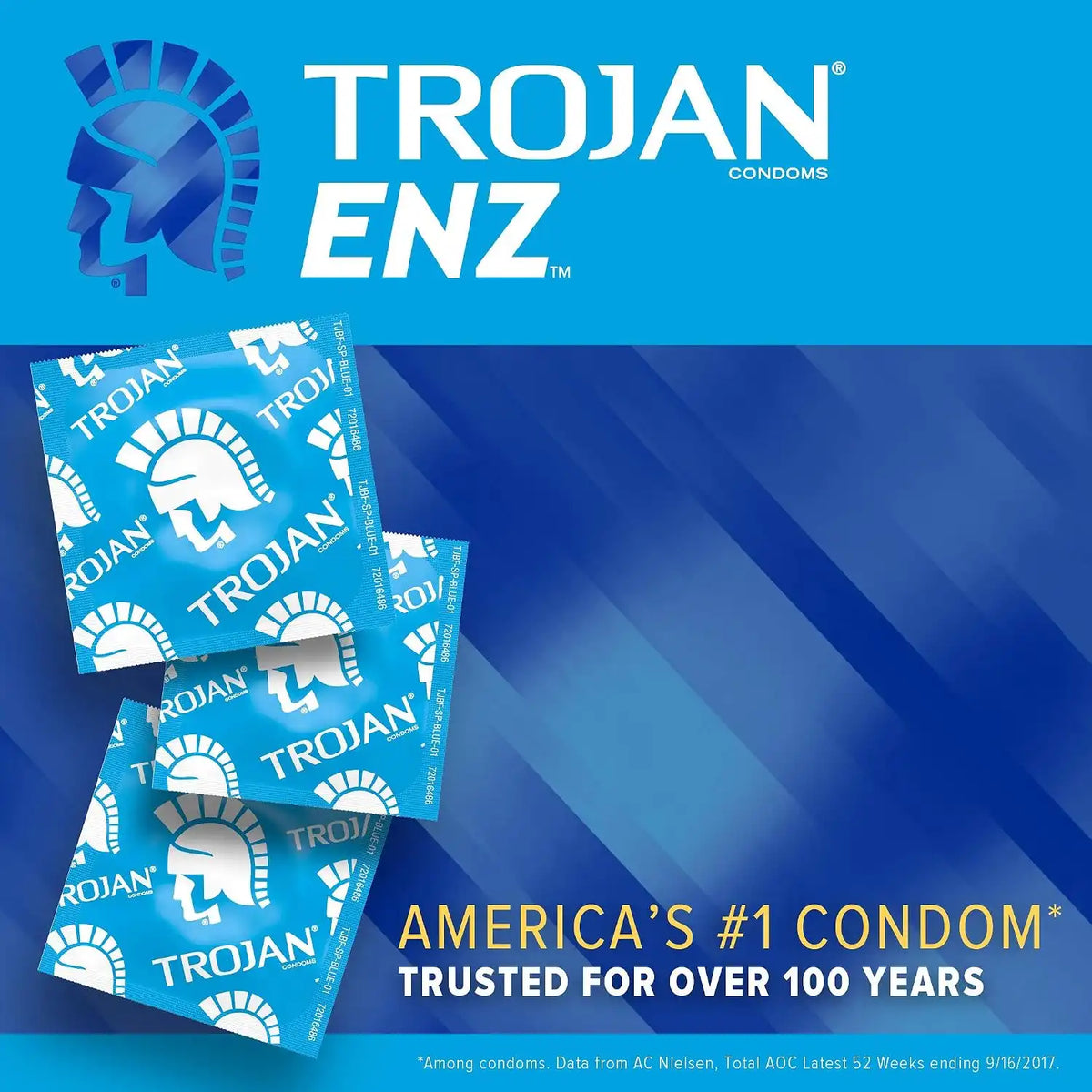 Trojan ENZ Armor Spermicidal Lubricated Condoms - 12 Count