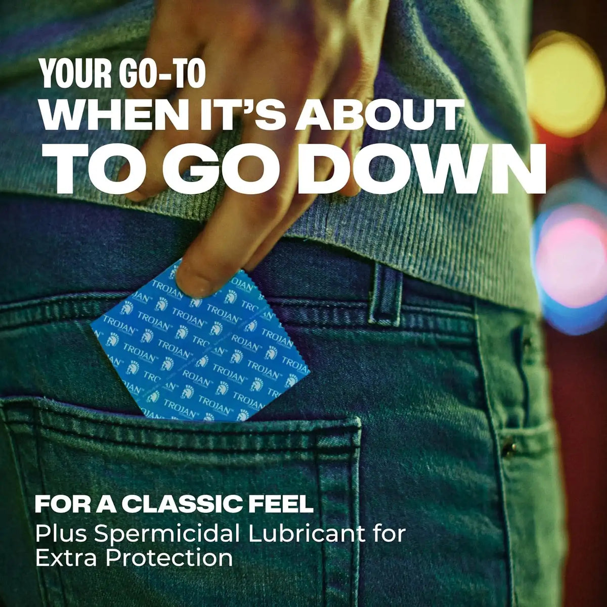 Trojan Original Plus Spermicide Latex Lubricated Condoms for Men, 36 Count