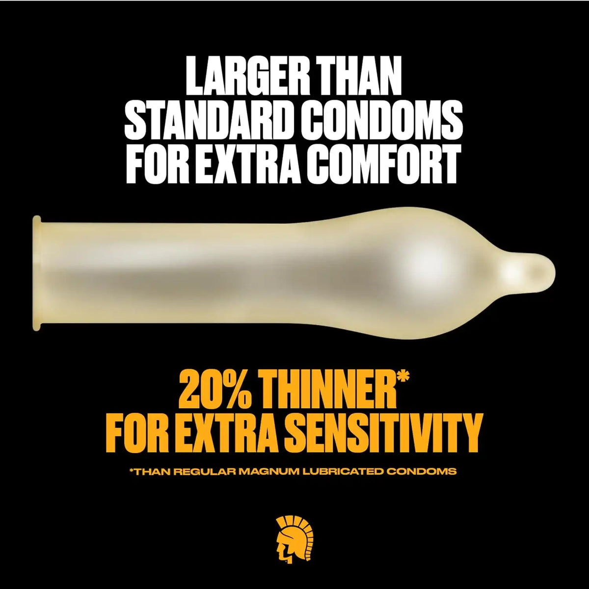 Trojan Magnum Ecstasy Large Size Lubricated Condoms, 10 Count (Pack of 2)