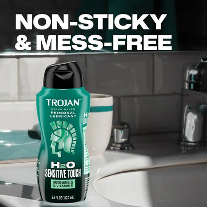 TROJAN H2O Sensitive Touch Water-Based Lubricant, 5.5 fl oz