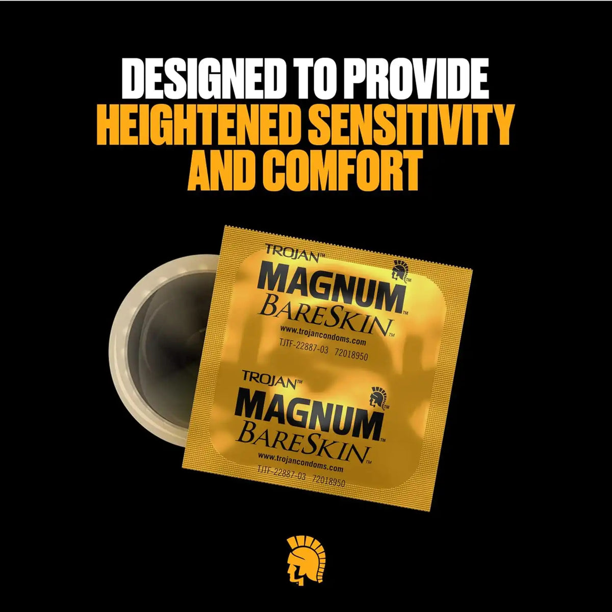 Trojan Magnum BareSkin Large Condoms for Men, 24 Count
